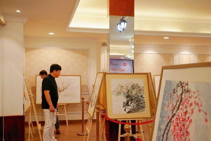 Triển lãm tranh nghệ thuật giao lưu văn hóa Việt Nam - Hàn Quốc