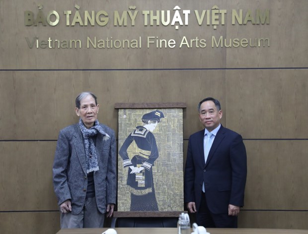 Bảo tàng Mỹ thuật Việt Nam tiếp nhận hai tác phẩm từ châu Âu trở về