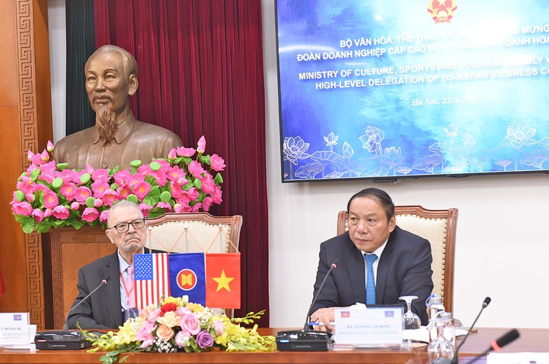 Tiếp tục đẩy mạnh hợp tác văn hóa, thể thao và du lịch giữa Việt Nam và Hoa Kỳ