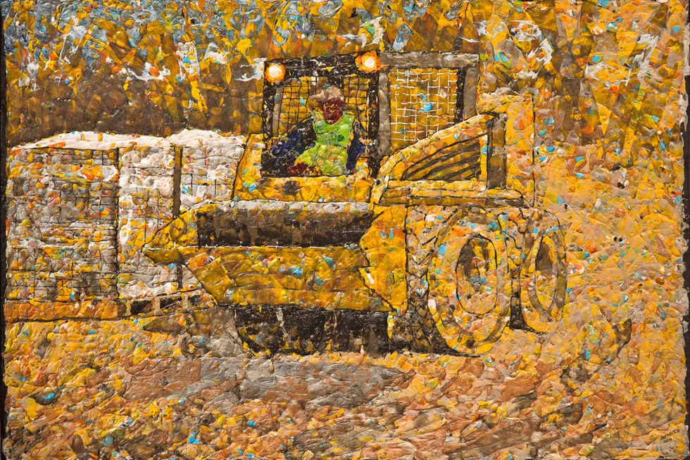 Những bức tranh tuyệt đẹp từ rác thải nhựa - Ảnh 7. Những bức tranh tuyệt đẹp từ rác thải nhựa - Ảnh 7.