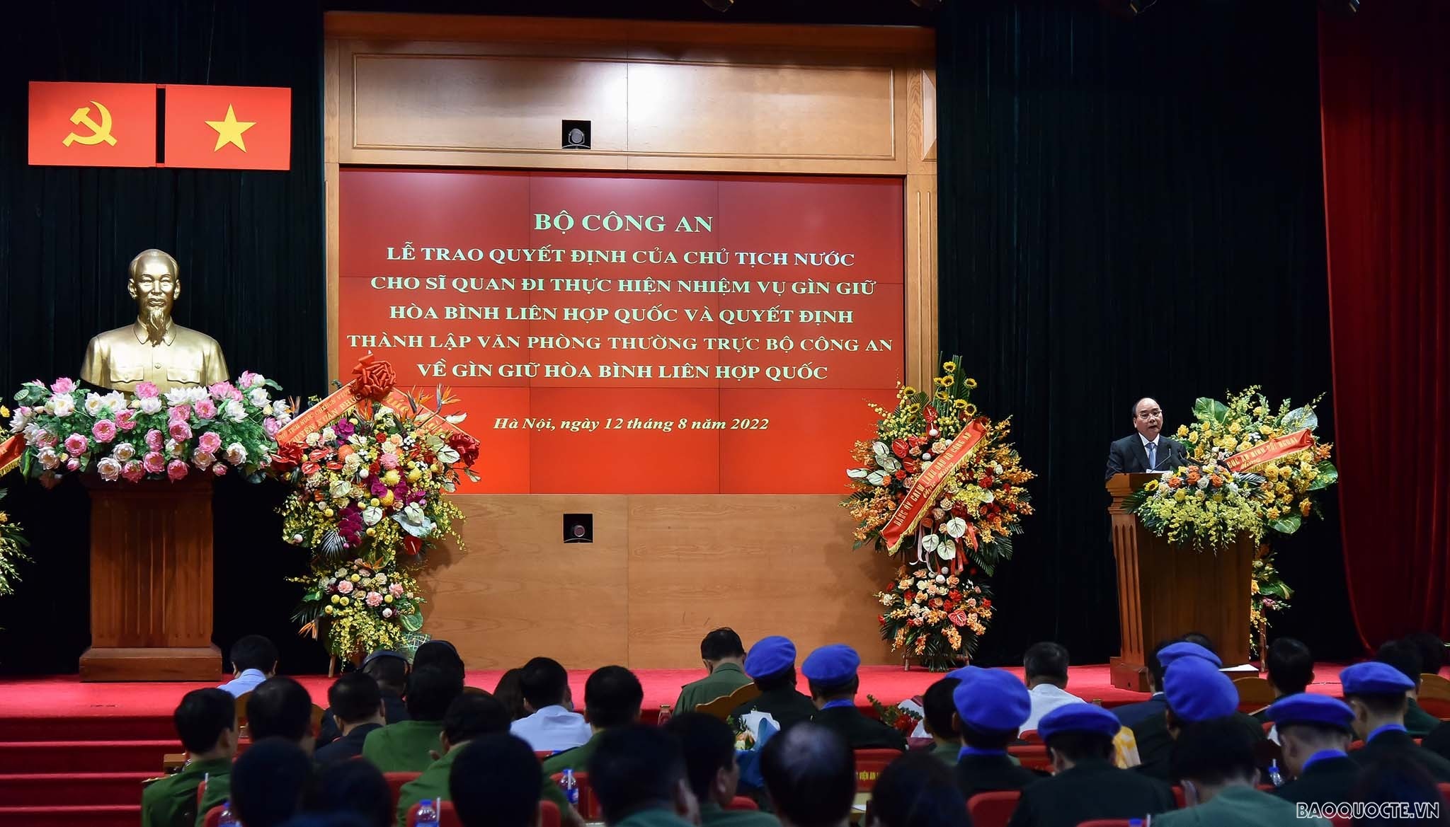 Lần đầu tiên Việt Nam cử sĩ quan công an nhân dân tham gia hoạt động Gìn giữ hoà bình Liên hợp quốc