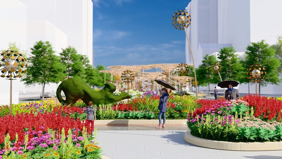 Đường hoa Nguyễn Huệ 2023