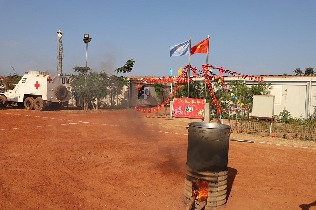 Không khí đón Tết cổ truyền của Bệnh viện dã chiến Việt Nam tại Nam Sudan Không khí đón Tết cổ truyền của Bệnh viện dã chiến Việt Nam tại Nam Sudan