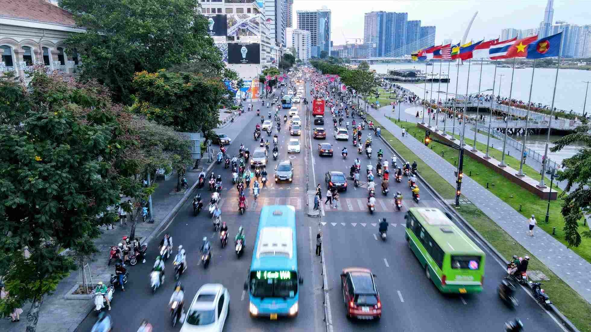 TPHCM đã lên kế hoạch làm đường hầm dưới đường Tôn Đức Thắng (Quận 1). Ảnh: Anh Tú