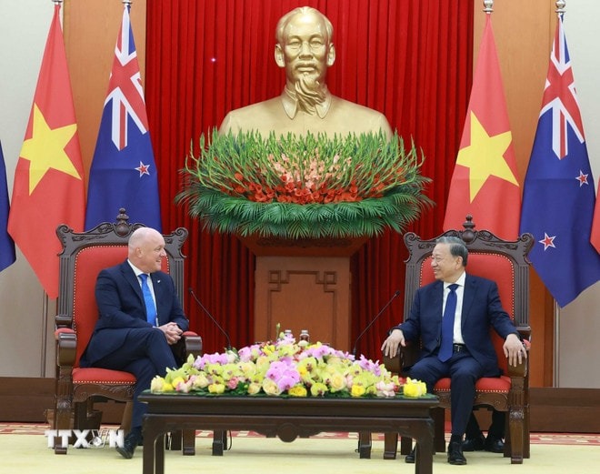 Tổng Bí thư Tô Lâm tiếp Thủ tướng New Zealand Christopher Luxon. (Ảnh: Thống Nhất/TTXVN) ttxvn-tong-bi-thu-to-lam-tiep-thu-tuong-new-zealand-christopher-luxon-7876164-3-resize.jpg