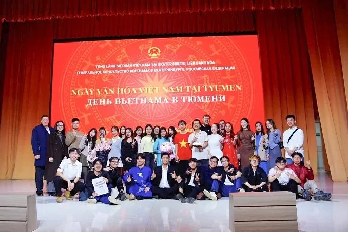 Ấn tượng ngày văn hóa của cộng đồng du học sinh Việt Nam tại Tyumen