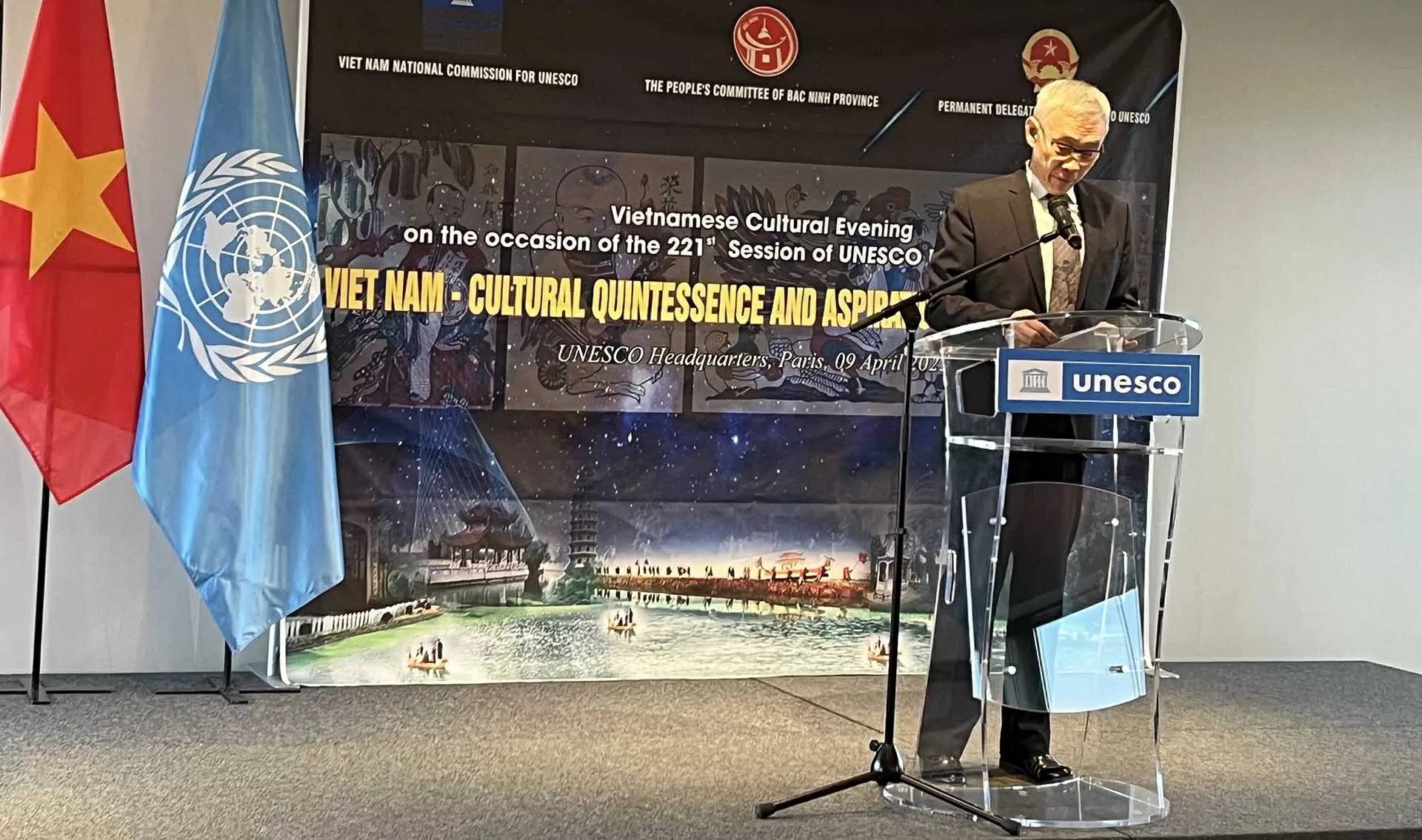 Tinh hoa văn hóa Việt Nam tỏa sáng tại trụ sở UNESCO ở Paris